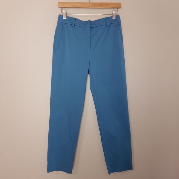 MaxMara Blue Size 4 Skinny Cropped Ankle Pants - Picture 1 of 8